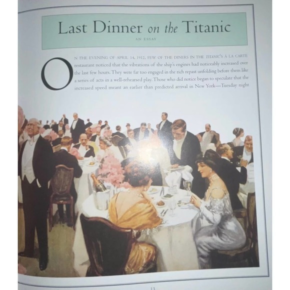 🛳Last Dinner on the Titanic Menus and Recipes from the Great Liner ‼️ - Picture 12 of 12